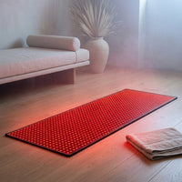 Red Light Therapy Mat for Body Pain Relief,Red Light Therapy Blanket 1280 Leds Red near Infrared 660Nm 850Nm Full Body Pad, 71"X 31" Large Red Light Therapy Pad — Studio Shot