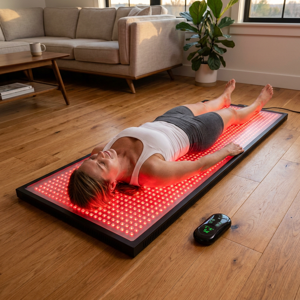 Red Light Therapy Mat Designed for Full Body Coverage, 1280 LEDs, Dual Wavelength 660nm 850nm, 71x31 Inch