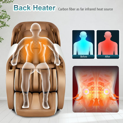 Giantex Full Body Zero Gravity Massage Chair Recliner W/ SL Track Heat